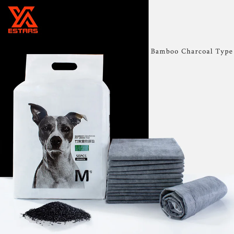 China Wholesaler High Quality 6 layers Pet Training Pads With Carbon Filter For Dogs Cats And Guinea Pig