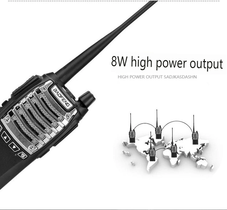 Two-Way Radio Walkie Talkie Long Range Outdoor Waterproof Walkie Talkie (2pcs)