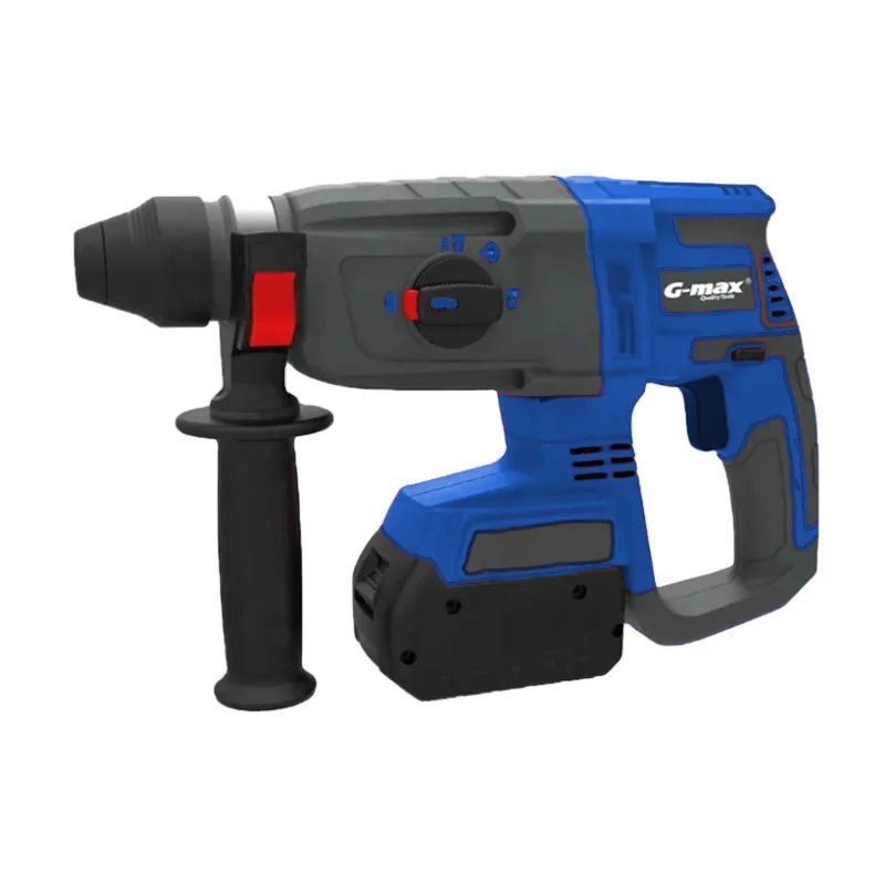 HERZO Portable 20V Rotary Hammer Li-ion Battery Powered Cordless Rotary Hammer 20mm