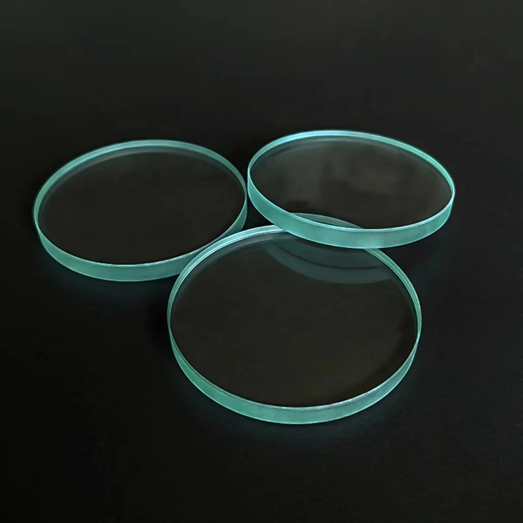 Round Plate Heat Round High Temperature Resistant Glass Borosilicate Sight Glass Safety Tempered Glass
