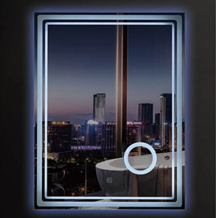 CE, cUL, ETL, cETL High quality and low price  led mirror 60 x 80 with magnefier