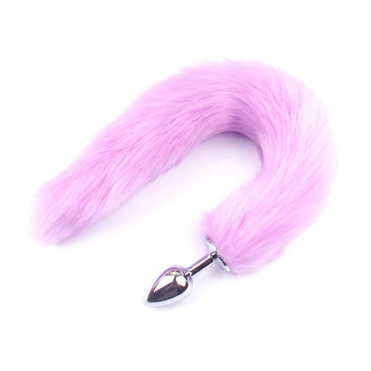 Производитель прямой хорошая цена искусственный Лисий хвост Лисохвост Анальный Анальная пробка