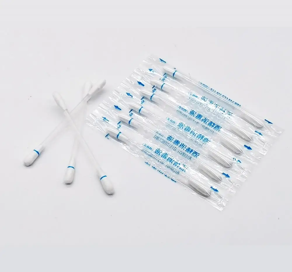 alcohol filled swab Individual packed best selling Alcohol Liquid Filled Cotton Swabs plus