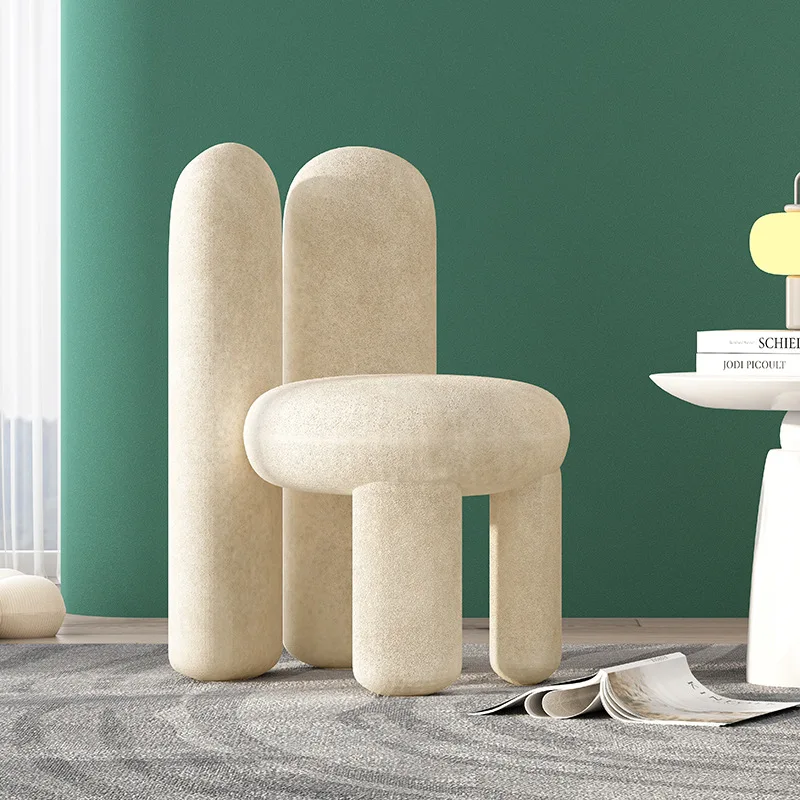 Most Beautiful Dining Sofa Modern Simple Colorful Living Room with Backrest Leisure Sofa Dining Room Chair Makeup Sofa