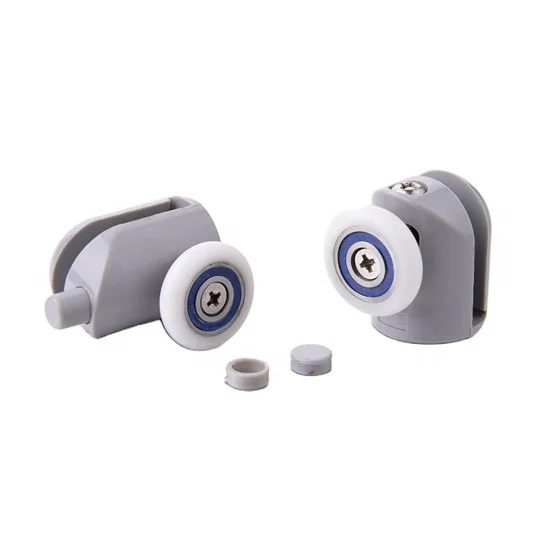 Single shower roller with bearing