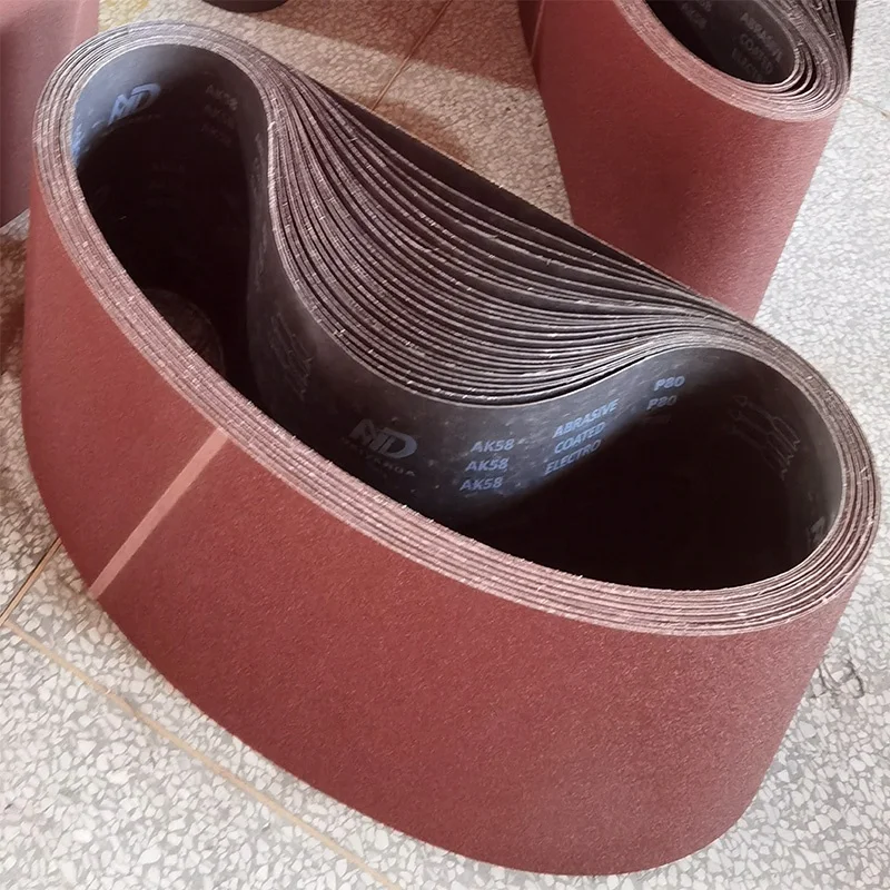 Hard cloth based sanding tape, aluminum oxide abrasive sanding tape, metal wood sanding paper tape