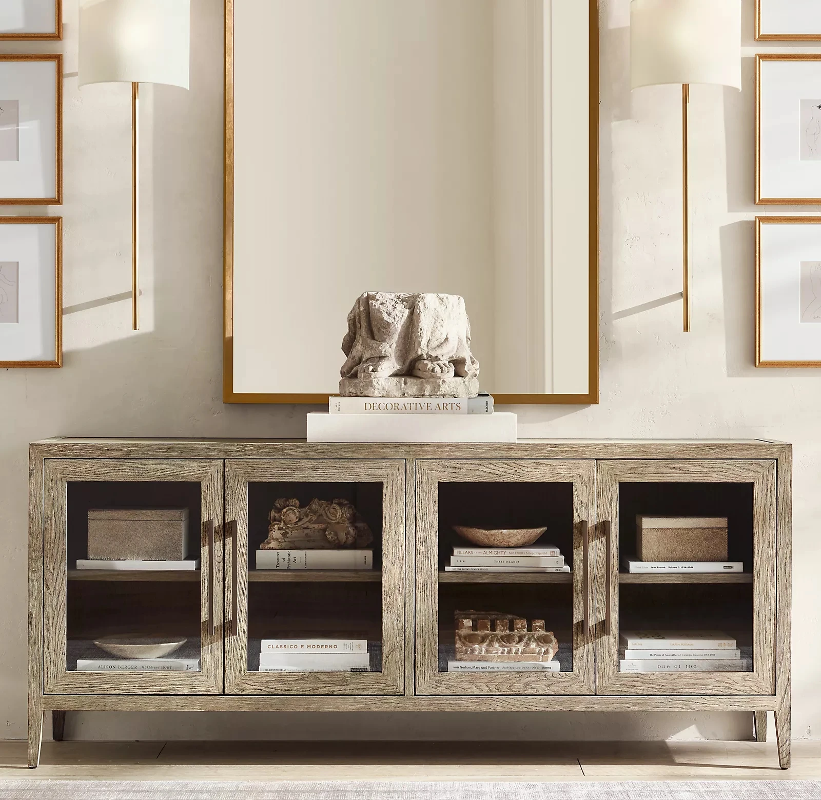 Exquisite Wood American Storage Living Room Cabinet Villa Club Guest House Can Customize TV Stands Furniture