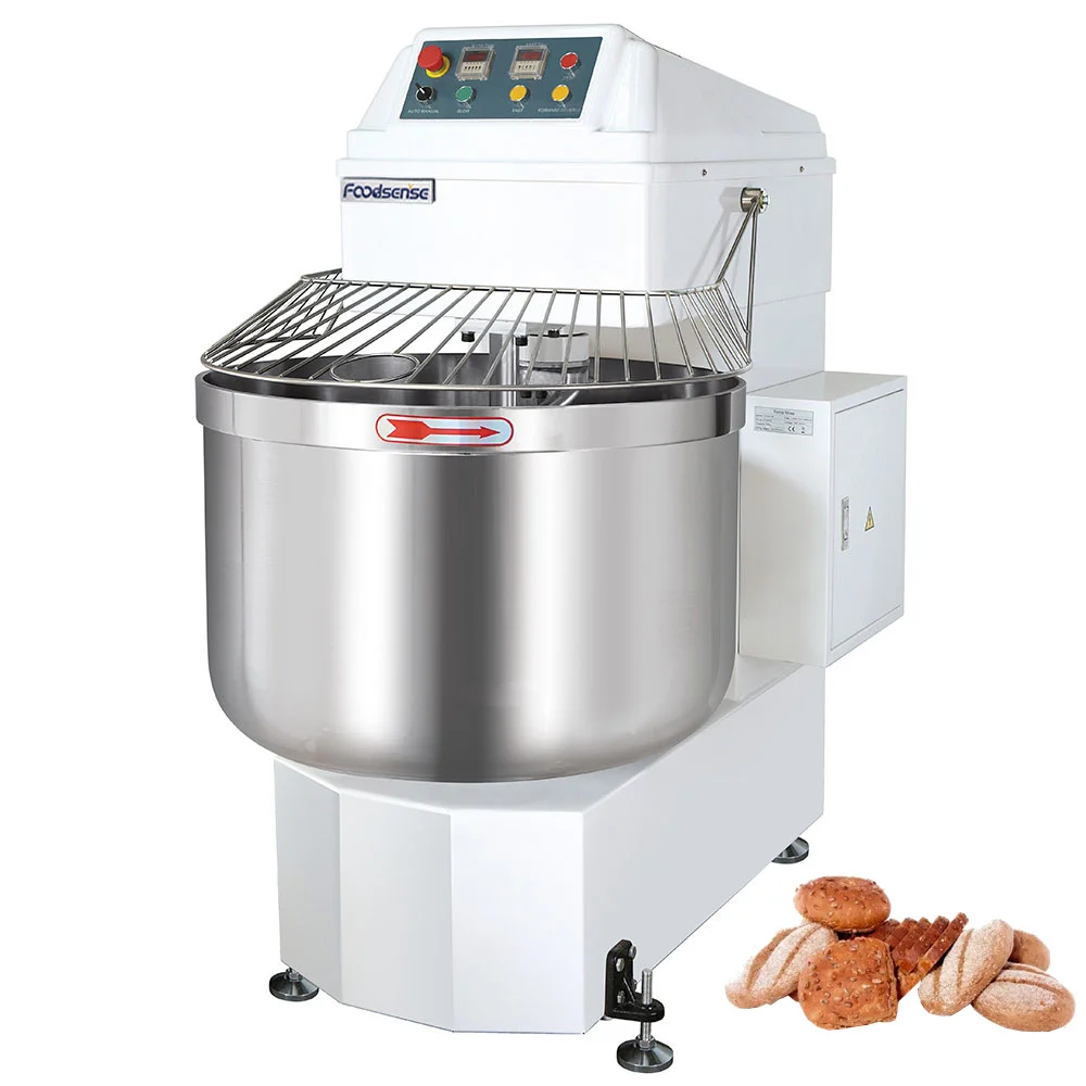 Good Quality Mixing Pizza Dough Industrial Bread Mixer Prices Sale,Flour Dough Mixing Machine 25kg 50kg 75kg 100kg Spiral Mixer