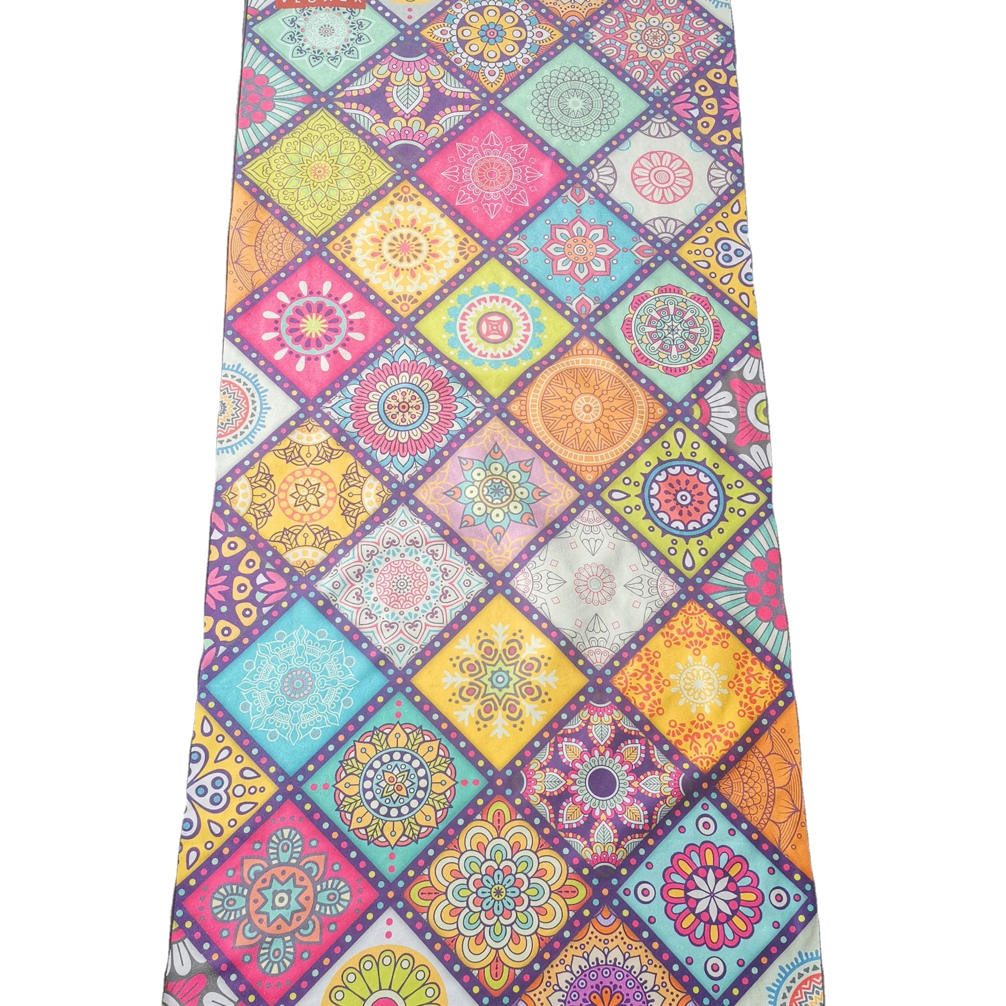 RPET plastic bottle recycled polyester fabric microfiber ants cloth custom printed beach towel