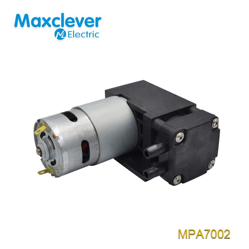 Customizable 20-35l/min -78 -85 300-650kpa DC12/24V 7V12B85R52 pressure flow rate MPA7002 Piston Vacuum micro Pump Brush Motor