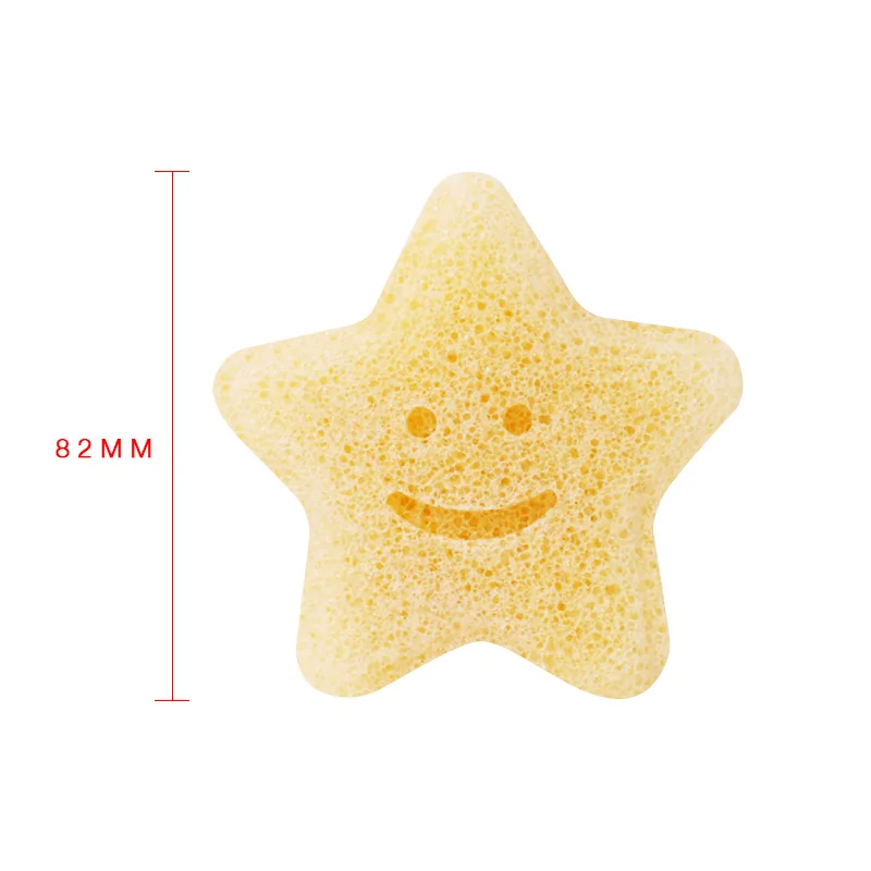 Custom logo natural facial konjac sponge private label Gentle Face cleansing exfoliation activated sponge