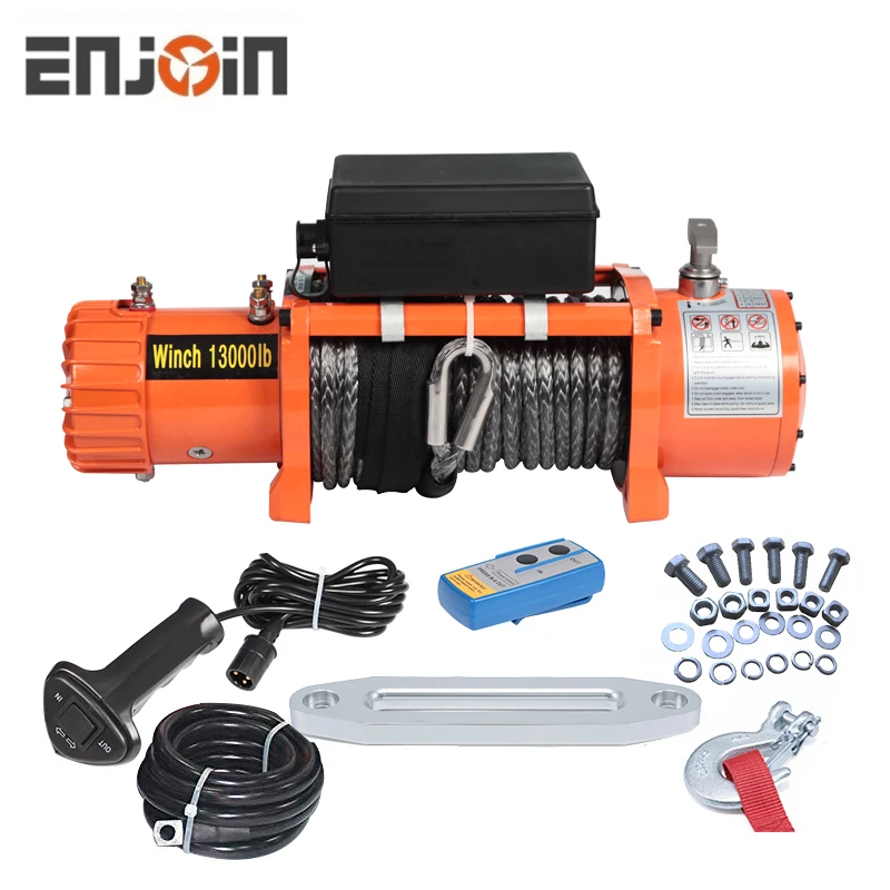 12v 13000lbs Electric Winches For 4x4