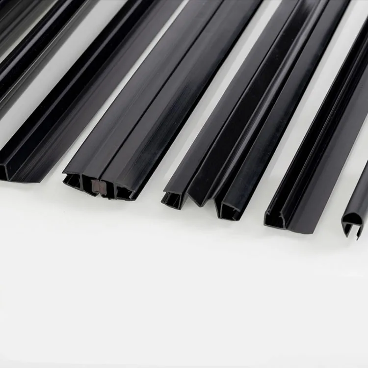 Plastic Magnetic PVC Glass Shower Door Rubber Seal Strip Glass Hardware Sliding Door Accessories Class Clip