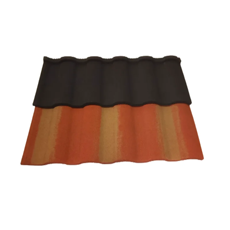 Light Steel Villa Roofing Material Tile Alum-Zinc Colourful Stone Coated Metal Roof Tile
