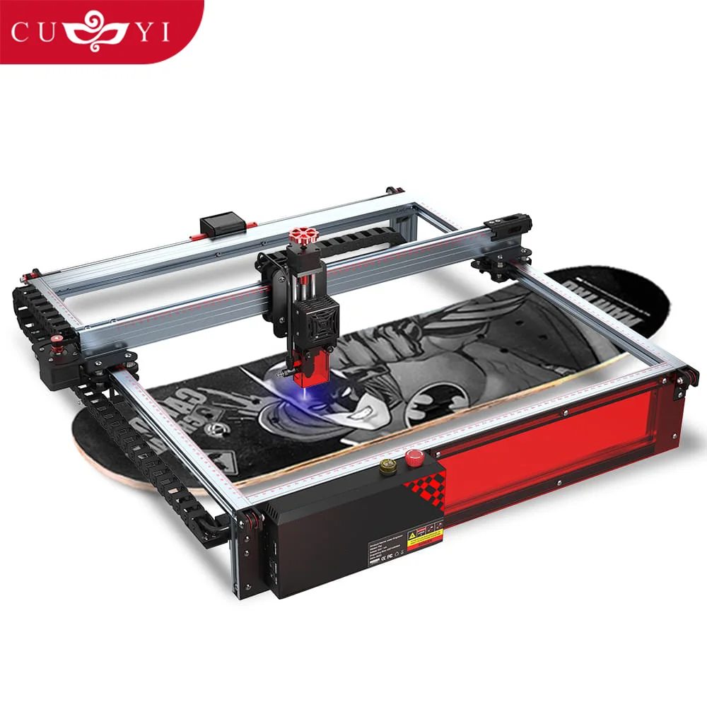 CUYI Laser engraving machine 10W Large size 450*450 mm portable laser engraver 3d laser engraving machine