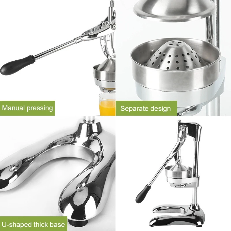 Large Countertop  hand press Juicer Manual Juicer lemon orange citrus Squeezer  juice machine