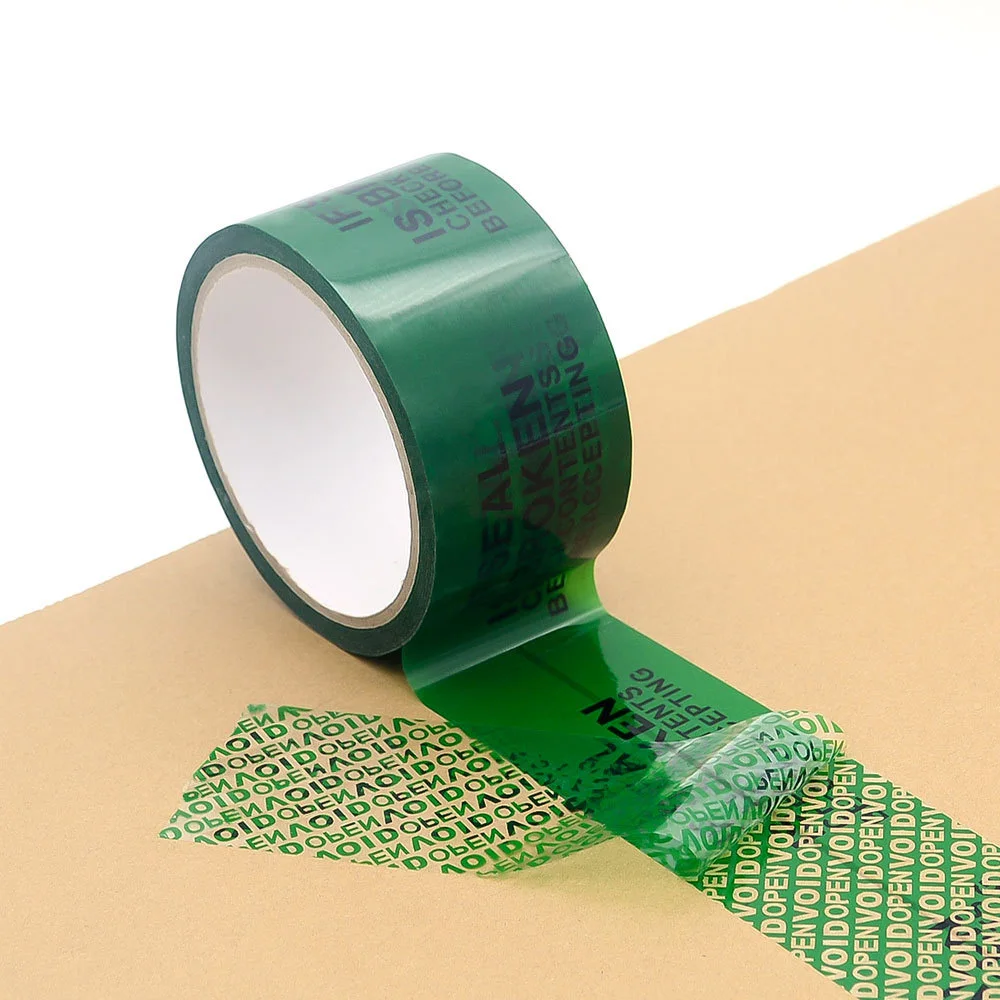 VOID OPEN Factory Custom Security Void Tape Jumbo Roll Evident Tamper Security With logo VOID Tapes