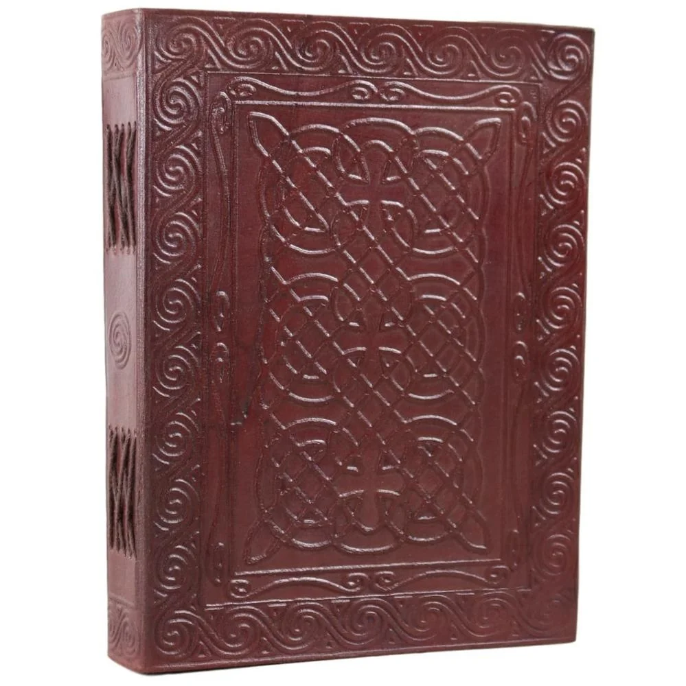 Personalized Handmade Celtic Genuine Leather Bound Notebook Journal Travel Diary Leather Journals For Men Women