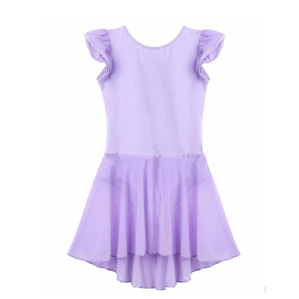 
Medoodle Toddler Girls Ballet Leotard for Dance Flutter Sleeve Skirt Ballerina Ballet Dress Outfit 