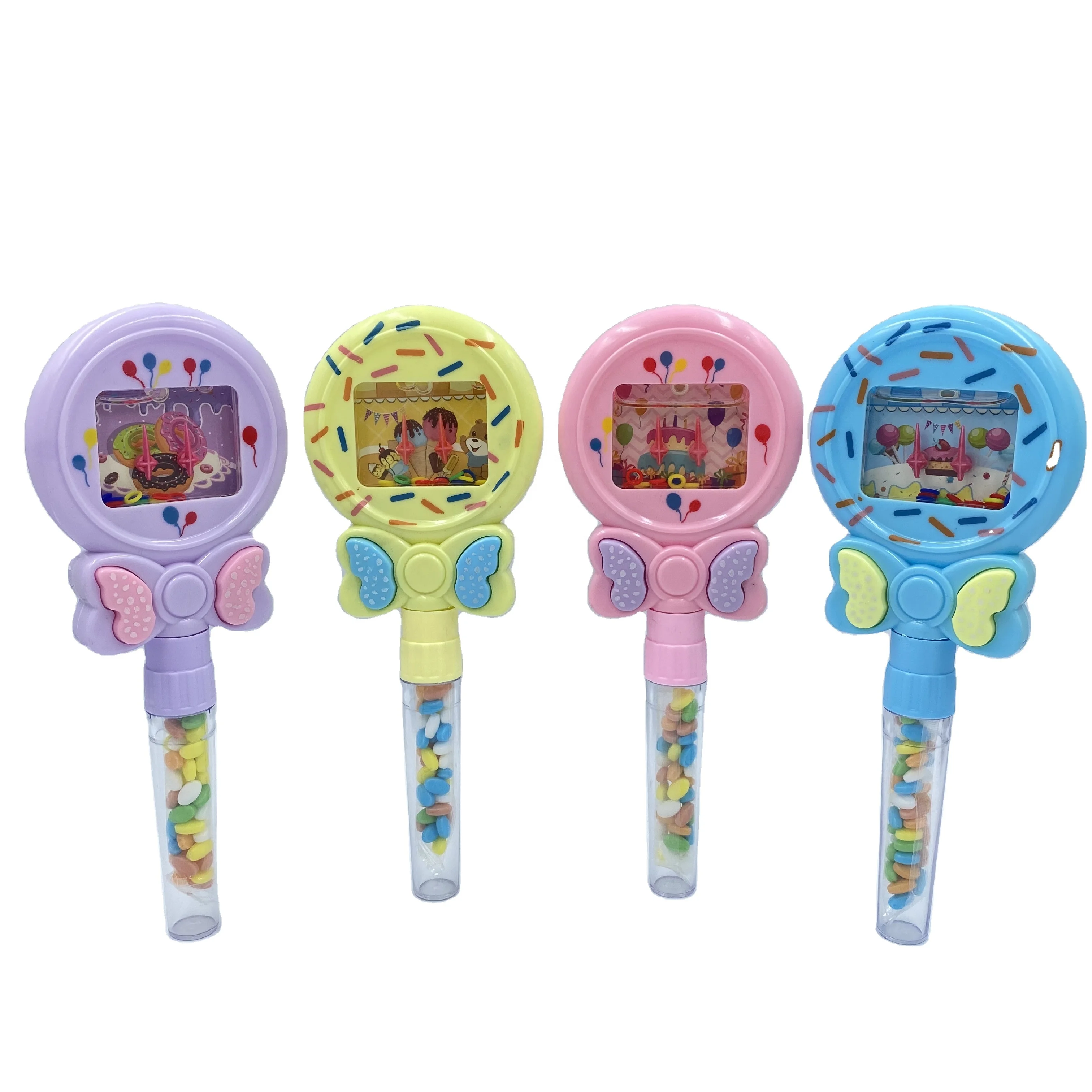 New Arrival High Quality Summer Toys Lollipop Model Kids Plastic Funny Sea Bottom Hydrosphere Water Game Toy Candy Toy For Kids