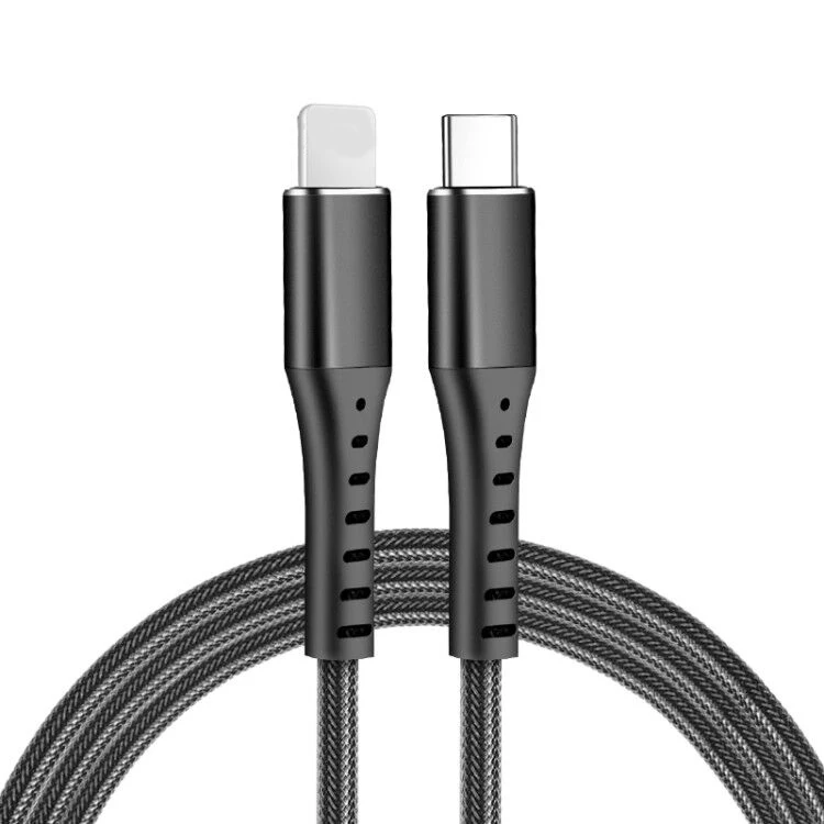 Hot sell Fishnet woven braided Type-C to lightning 20W PD USB Cable Fast Charging Data Transmission usb cable for iphone 12