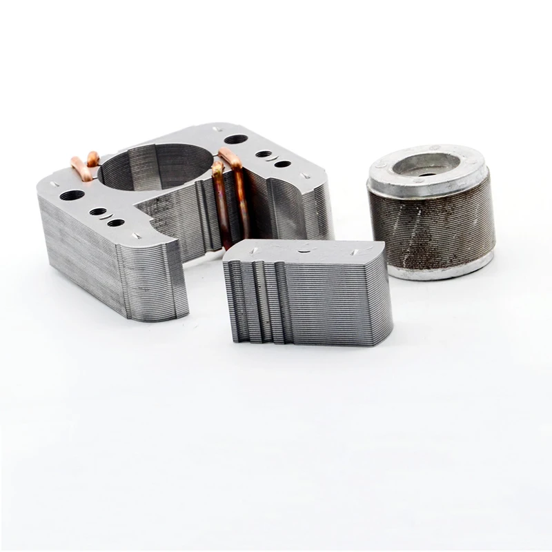 OEM ODM Factory manufacturer Shaded pole motor high quality laminated iron core motor laminated rotor for air fryer motor parts