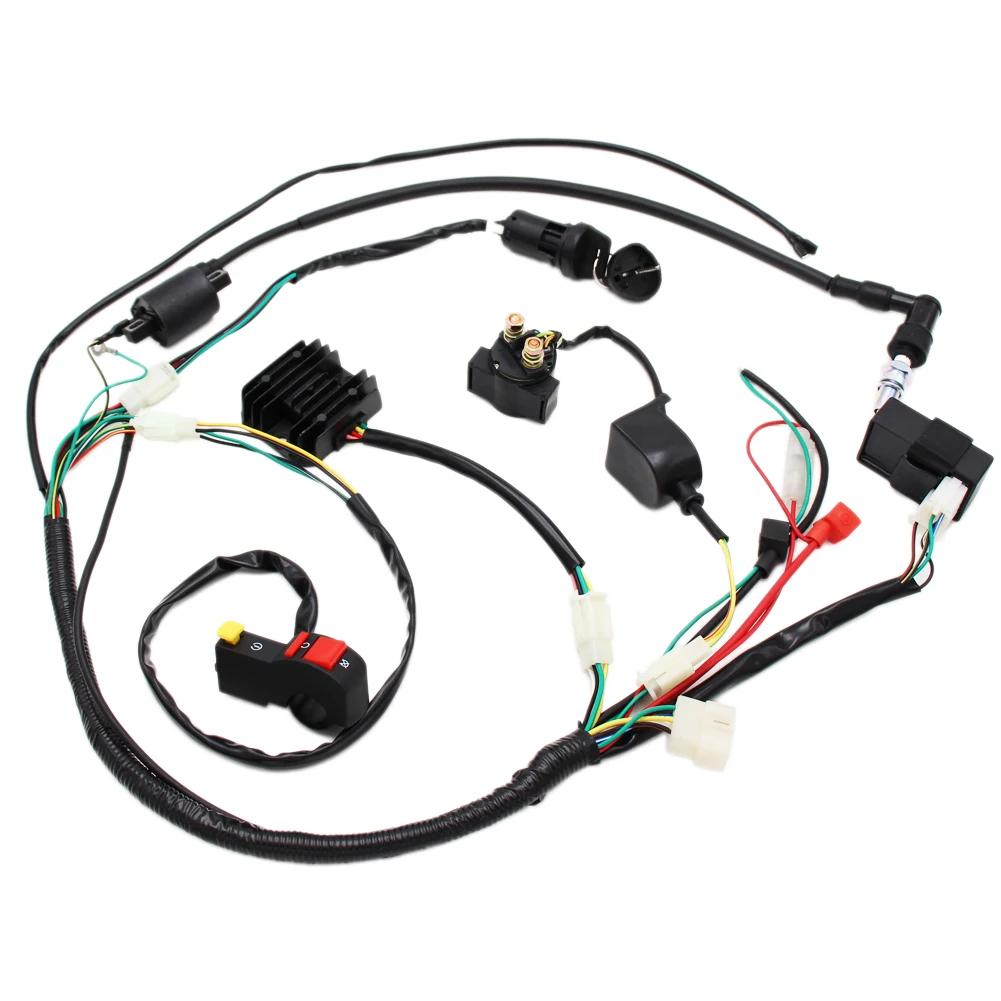 High-quality complete electrical harness spark plug cdi ignition coil kit for china dirt bike 150cc 200cc 250cc Loncin