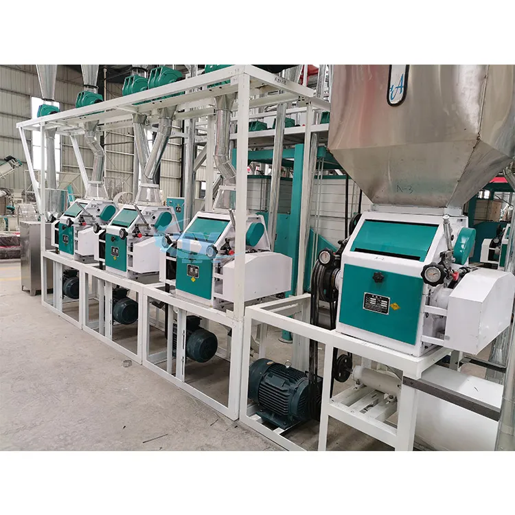 20 Ton Per Day Wheat Flour Milling Machine Electric Flour Mill