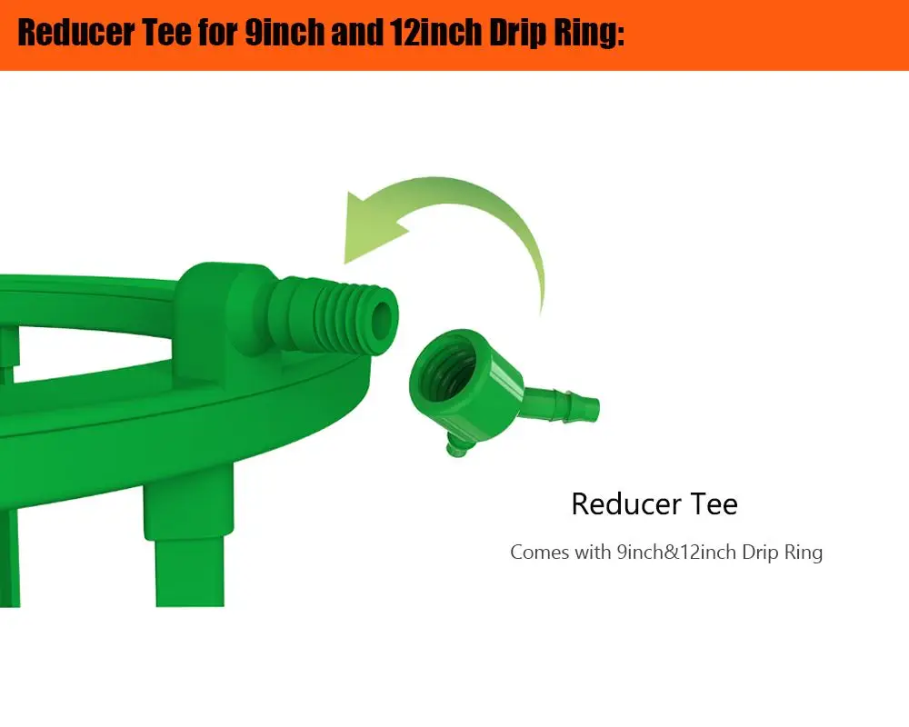 5inch 9inch 12inch Hydroponics Irrigation Drip Ring For Wholesale