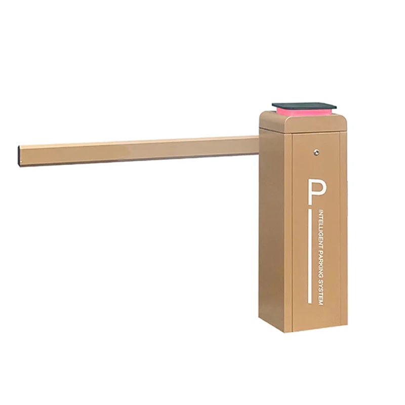 LED Traffic Barrier Gate 24V DC Brushless Motor Intelligent Parking Barrier Gate Support APP Control,Ticket Box LPR System