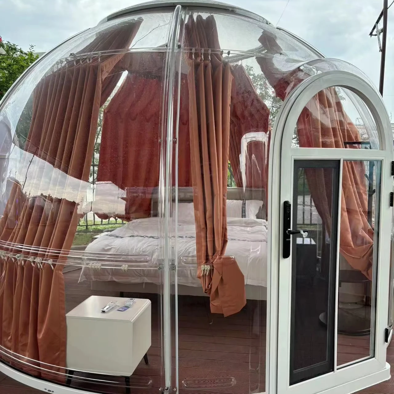 Detachable Transparent room starry sky room outdoor tents dome tents luxury tents hotel PC glamping domes Bubble domes