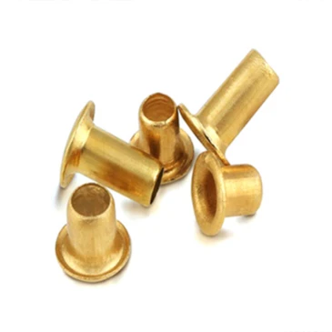 
Fast delivery cnc lathing custom Brass rivets 