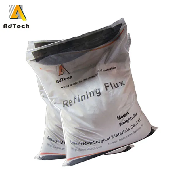 Aluminum Refining Deslagging Cover Degassing Flux For Aluminium Dross