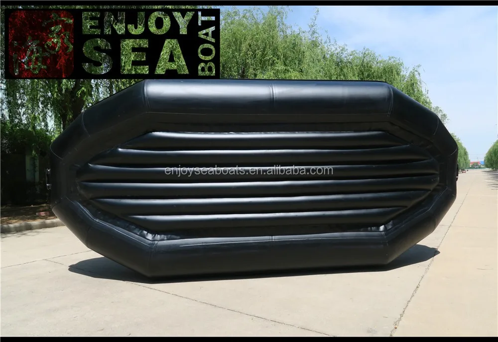 Dark grey 6 persons river raft inflatable rafting boat AR-440 for sale