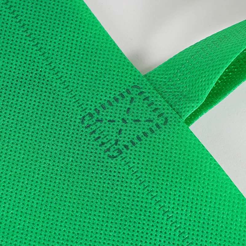 Custom Non-Woven Shopping Bag Eco-Friendly Waterproof Heavy-Duty PC Medium Custom Logo Letter Printing Screen Handled Packing