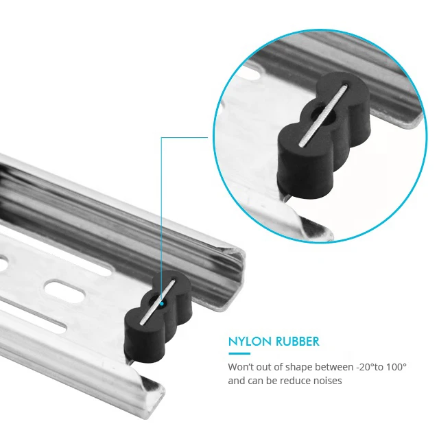 TOPCENT Tandem Box Push To Open Drawer Slides Full Extension Ball Bearing Drawer Slide With High Click