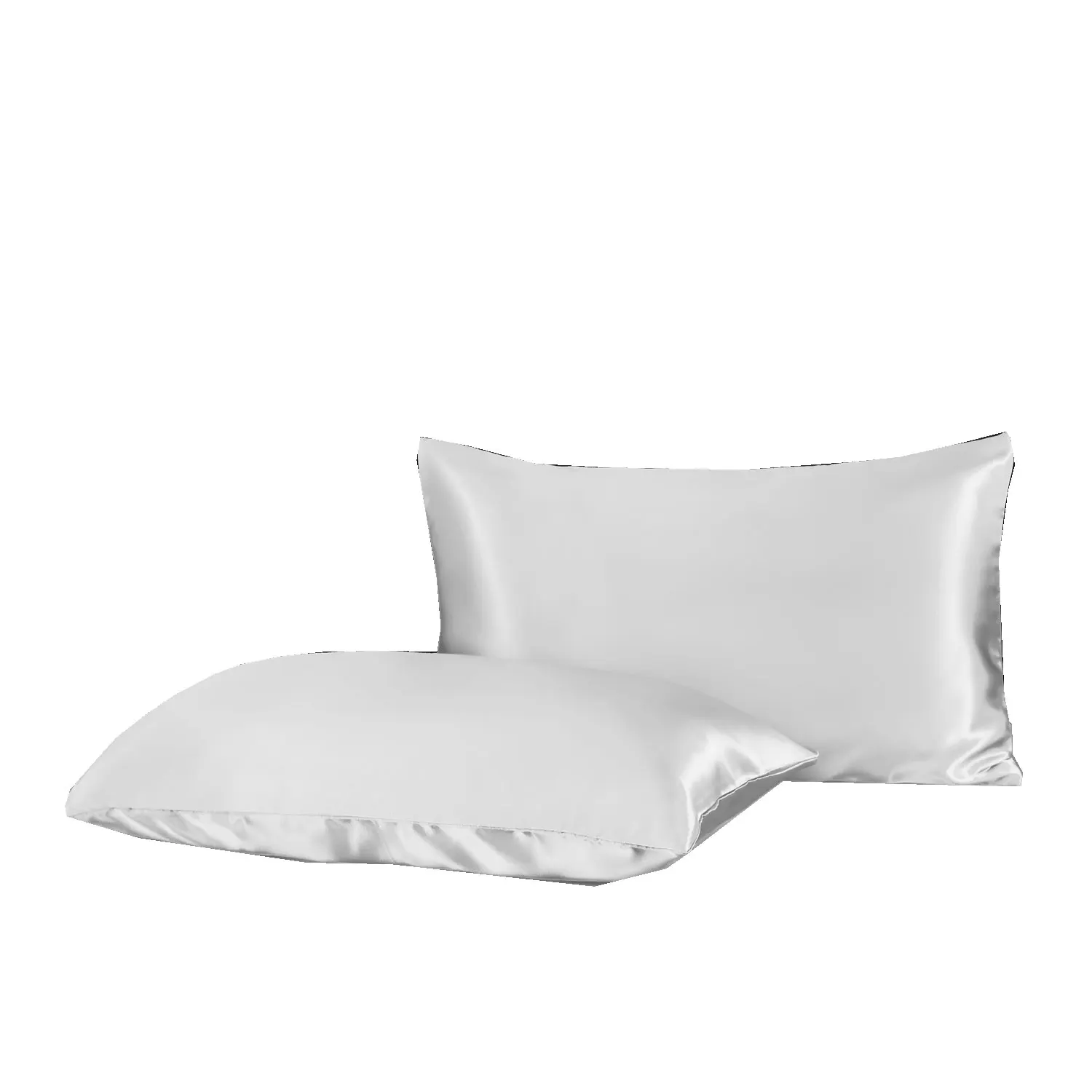 Solid colored pillowcase, silk ,satin, satten,fine and comfortable touch, custom size, embroidered LOGO.