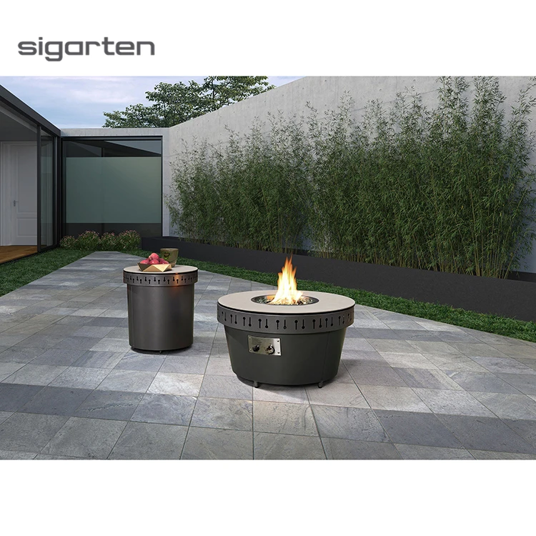 sigarten Factory Directly Sell Warm Propane Patio Fire Pit Endless Summer Fire Table With Best Price