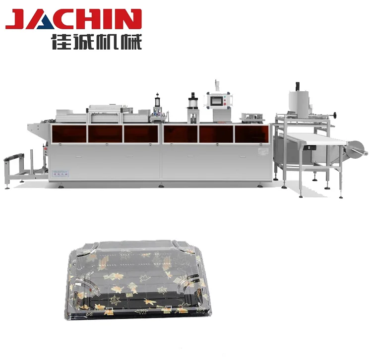 New model PP sushi takeaway plastic  box thermoforming machine