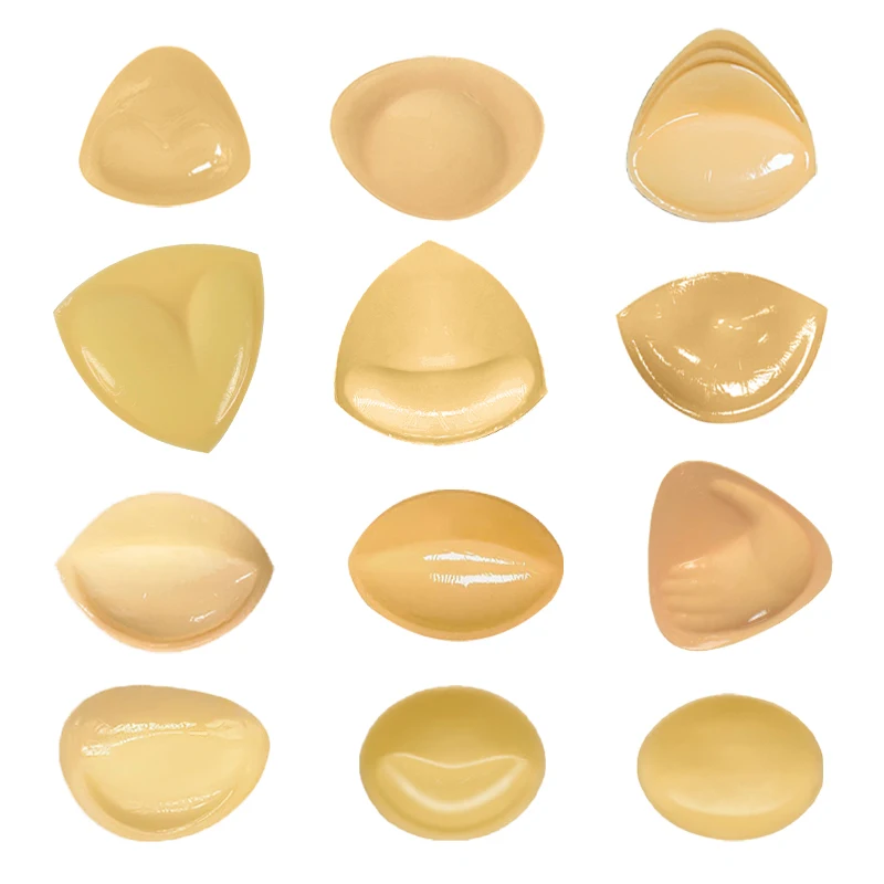 Sweatproof Waterproof Silicone Bra Inserts Stick on bra pad Double Sided sticky Push Up Ultra Boost Inserts Bra Insert Pad