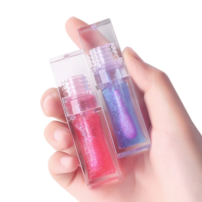 Custom Logo Color Changing Lip Gloss Plumper Flavoring Oil Fruit Tint Glow Private Label Lip Oil
