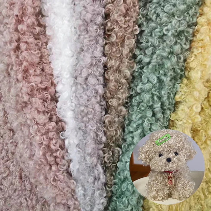 Hot Selling Garment Slippers, Throw Pillow 100% Polyester Knitted Breathable Teddy Granular Plush Fleece Fabric/