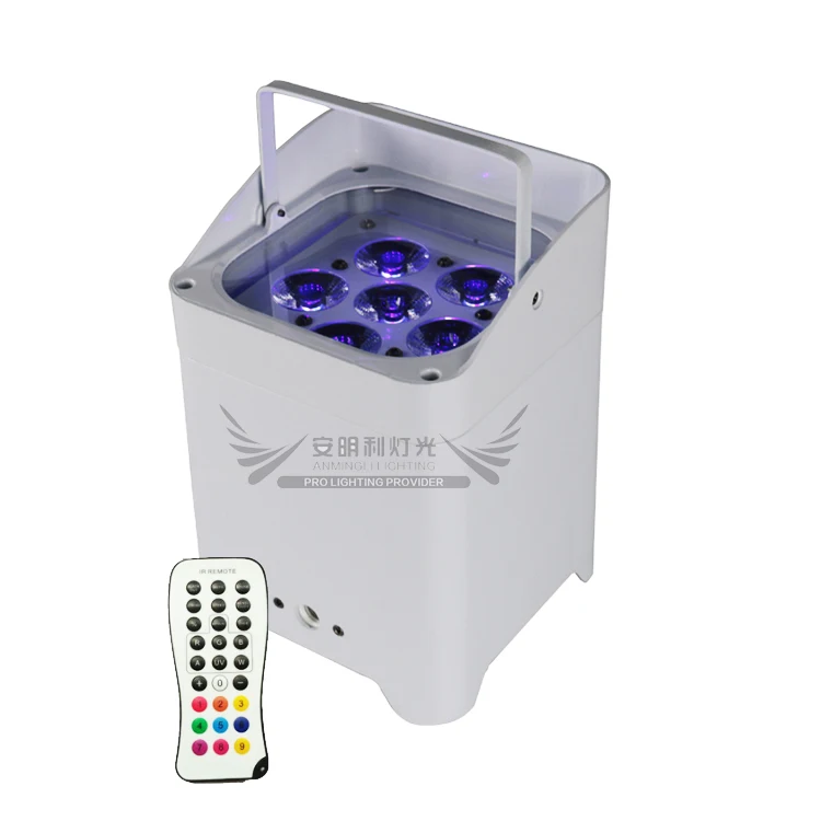professional dj lighting Aluminum 6x18W Freedom Led Par Light Wireless Battery Operated LED Up lighting for stage