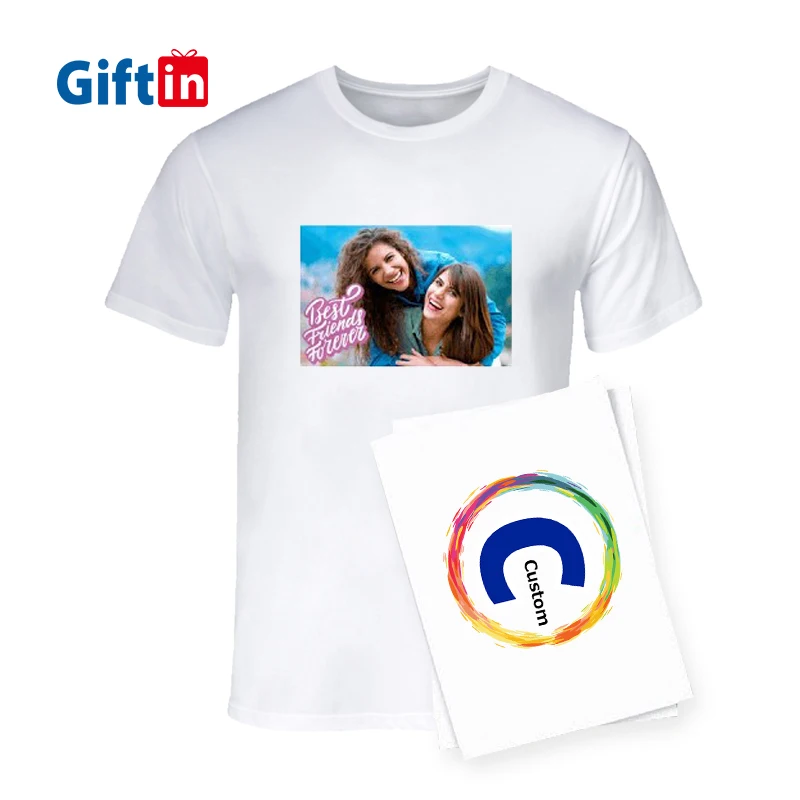 Оптовая продажа, Мужская футболка на заказ, Oem Odm белая 100% хлопковая Футболка с принтом о-рубашки