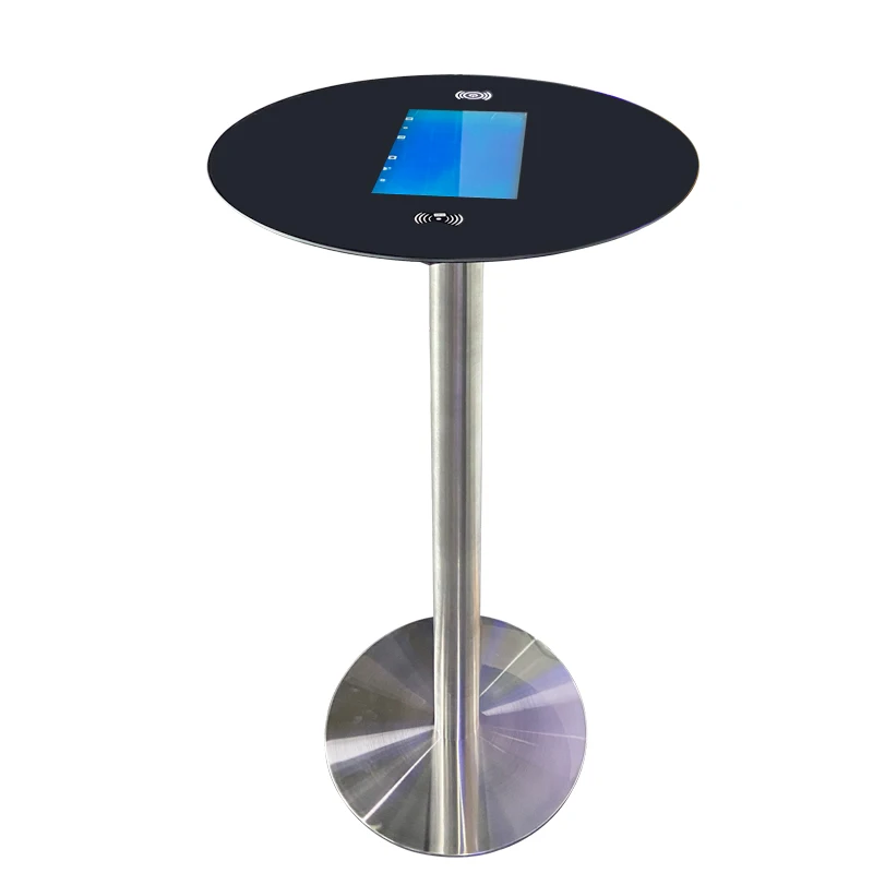 13.3  inch interactive wireless 10 points touch screen table for bar