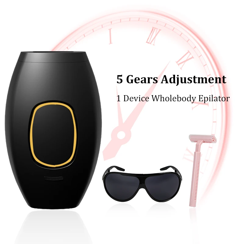 IPL Painless Permanent Hair Removal Devices 500000 Flashes Face and Body Hair Remover Epilator