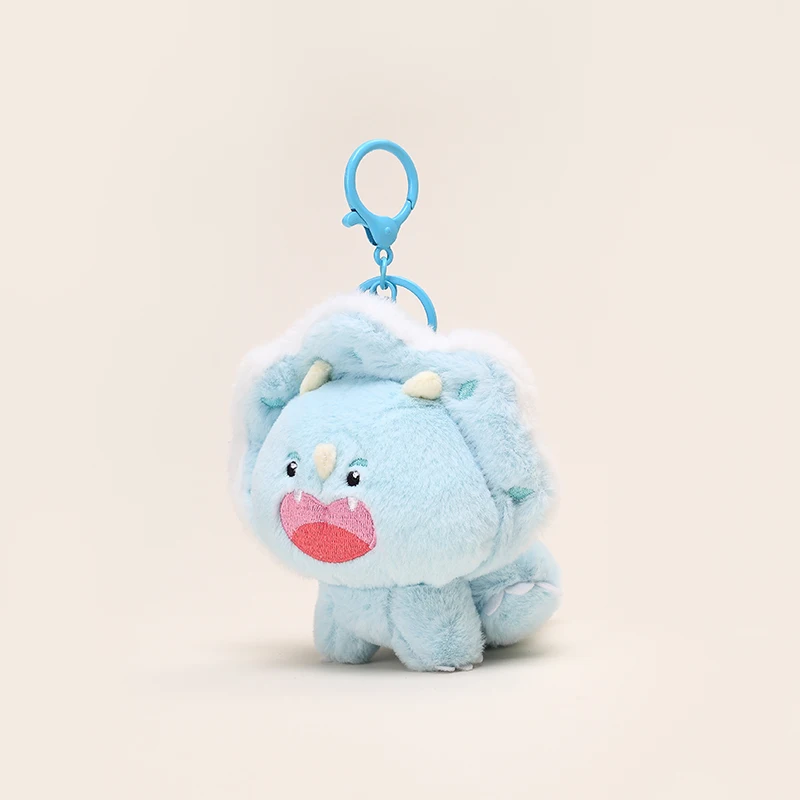 Cheap Promotional Gift Cartoon Pendant Keychain Cute Plushie Stuffed Animal Custom Funny Dinosaur Plush Doll Figure Toy