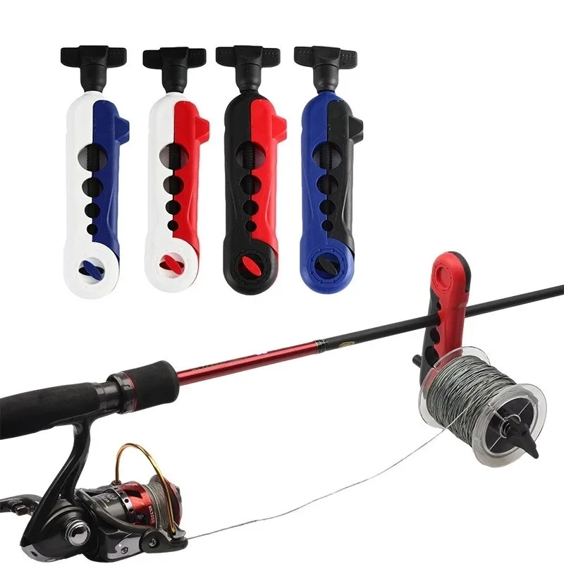 Multicolor fishing line winding device reel machine