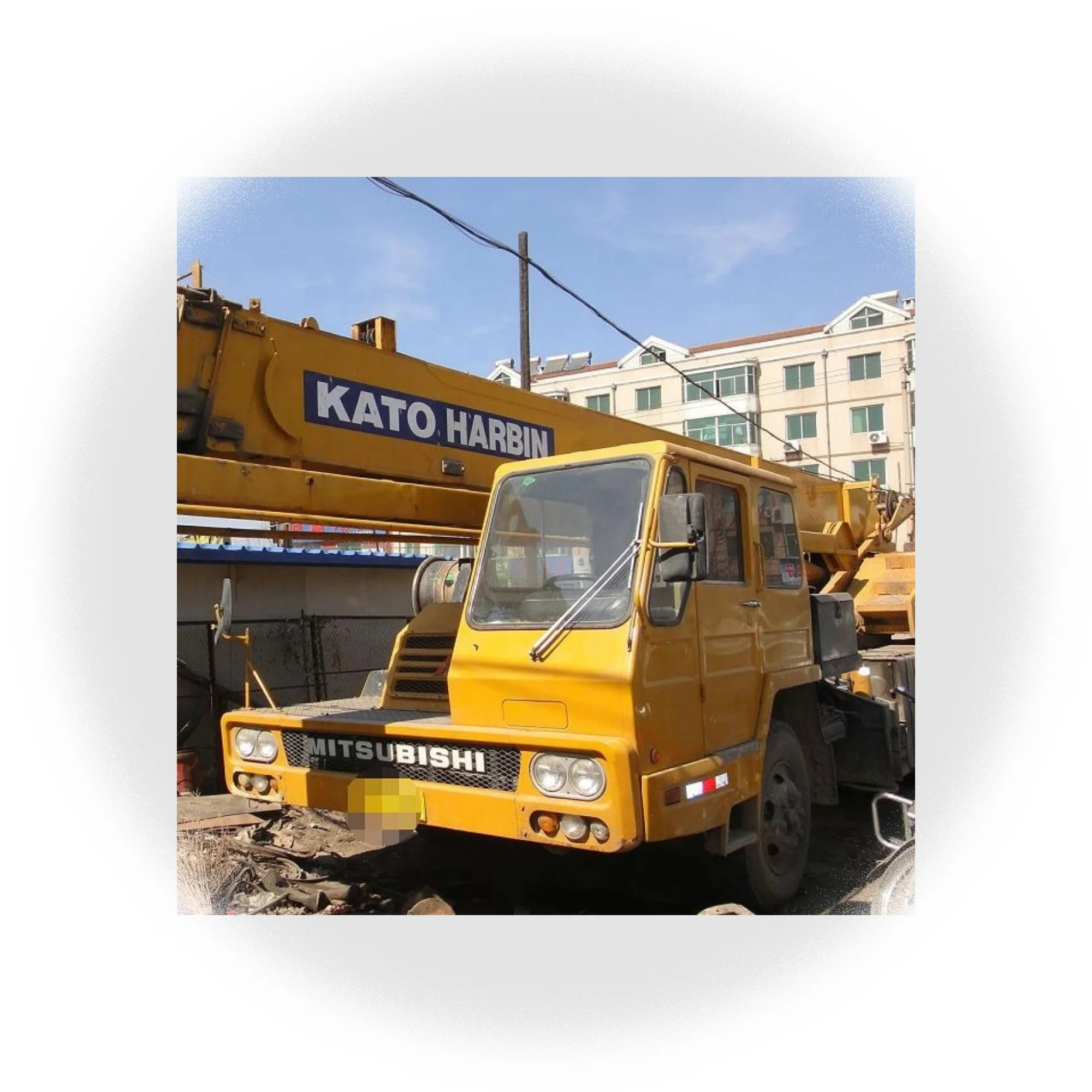 Used Japan Kato 25tons Truck Crane Nk250e Good Running Condition cranes