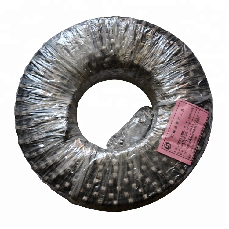 High speed good quality diamond wire saw for cutting reinforced concrete stone